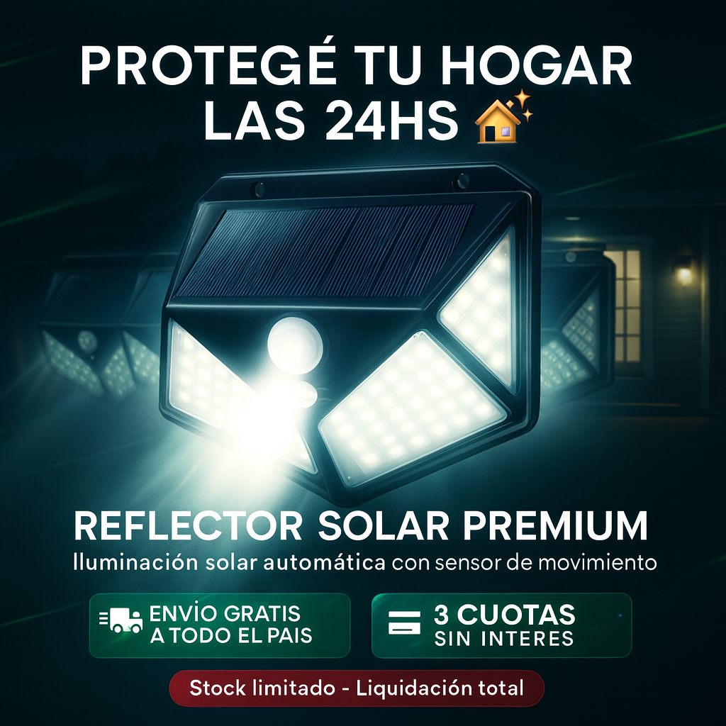 Reflector Solar Premium Pack x5 - Liquidación hasta agotar stock